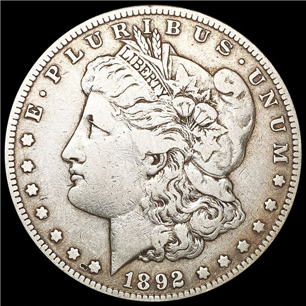 1892-S Morgan Silver Dollar NICELY CIRCULATED