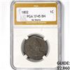 1802 No Stems Large Cent PGA XF45 BN