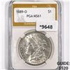 1889-O Morgan Silver Dollar PGA MS61