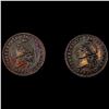 (2) 1861 Restrike Confederate 1/100 Cents HIGH