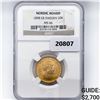 1898 EB 20 Kronor .26oz Sweden Gold NGC MS66