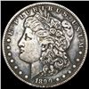 1890-CC Tail Bar Morgan Silver Dollar LIGHTLY