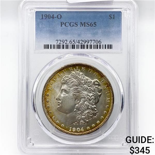 1904-O Morgan Silver Dollar PCGS MS65