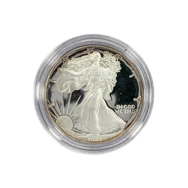 1986-S American 1oz Silver Eagle Proof