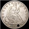 1860 Seated Liberty Half Dollar NEARLY