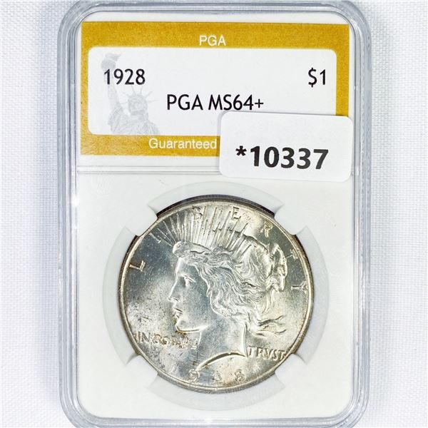 1928 Silver Peace Dollar PGA MS64+