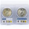 Image 2 : 1922 Set (2) Silver Peace Dollar PCGS MS63