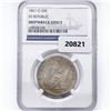 Image 1 : 1861-O Seated Lib. 50C NGC Shipwreck SS Rep Bx