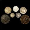 (7) Misc Coins (1828, 1837, 1850, 1853, 1910, 191
