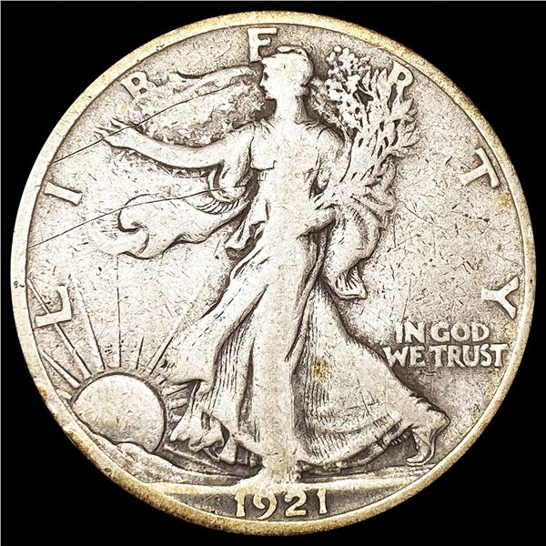 1921-S Walking Liberty Half Dollar NICELY