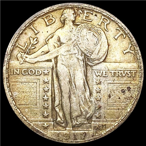 1917 Standing Liberty Quarter LIGHTLY CIRCULATED