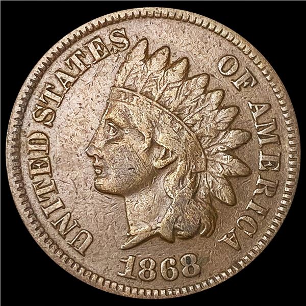 1868 Indian Head Cent CLOSELY UNCIRCULATED