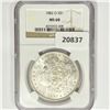 Image 1 : 1882-O Morgan Silver Dollar NGC MS60