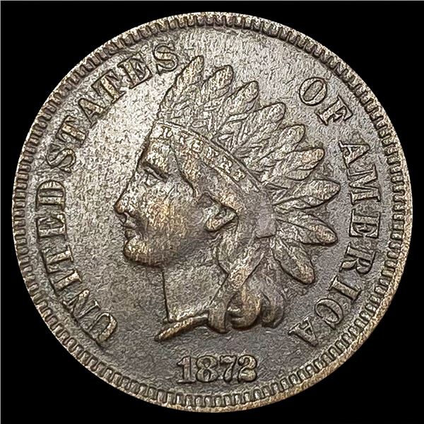 1872 Indian Head Cent LIGHTLY CIRCULATED