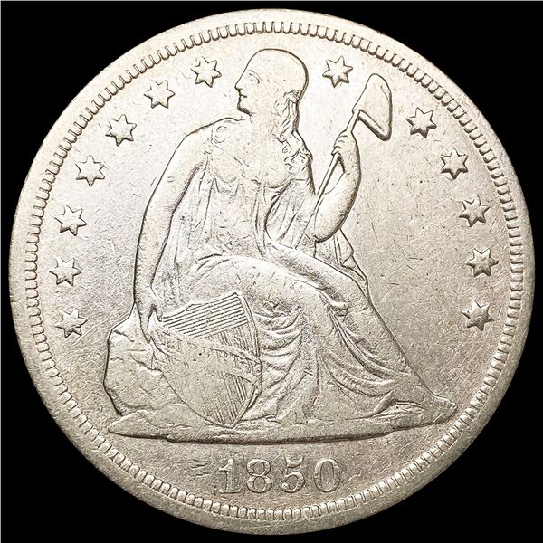 1850-O Seated Liberty Dollar NICELY CIRCULATED