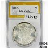 Image 1 : 1887-S Morgan Silver Dollar PGA MS62+