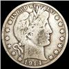 Image 1 : 1914-S Barber Half Dollar NICELY CIRCULATED