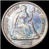 Image 1 : 1872 Seated Liberty Half Dime CLOSELY