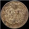 Image 2 : 1873 Open 3 Indian Head Cent LIGHTLY CIRCULATED