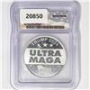 Image 2 : 2024 1oz Silver MAGA King Trump ICG BU DCAM