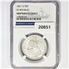 Image 1 : 1861-O Seated Lib. 50C NGC Shipwreck SS Rep Bx