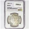 Image 1 : 1880-S Morgan Silver Dollar NGC MS60