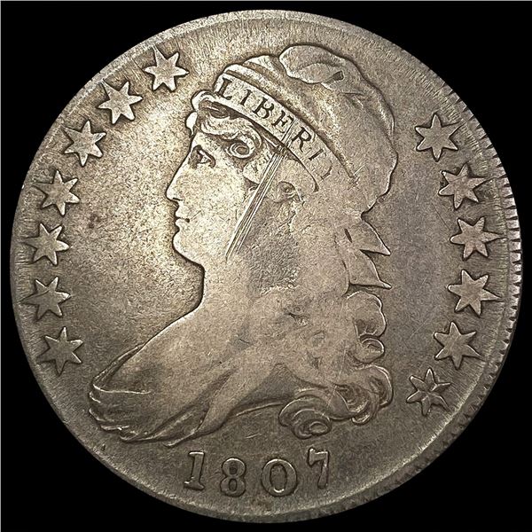 1807 50/20 0-112 Cap Bust Half Dollar NICELY