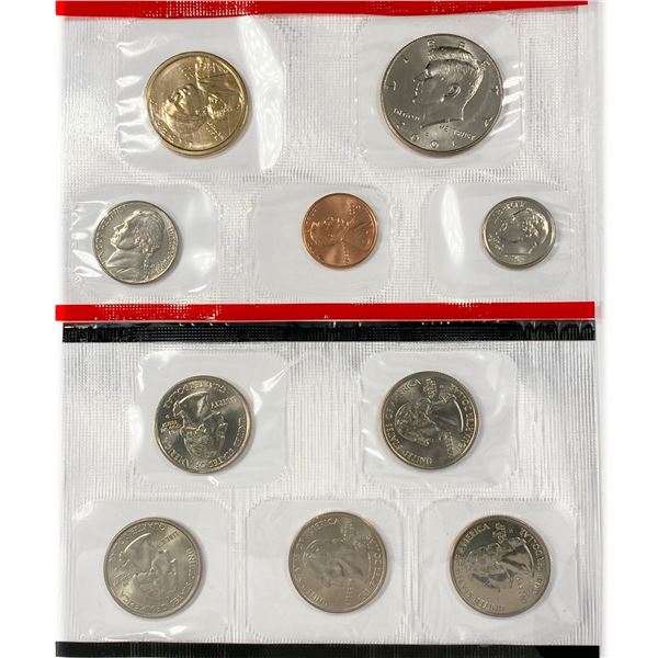 2001-2002 US Silver UNC Sets (50 Coins)