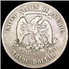 Image 2 : 1877 Silver Trade Dollar NICELY CIRCULATED