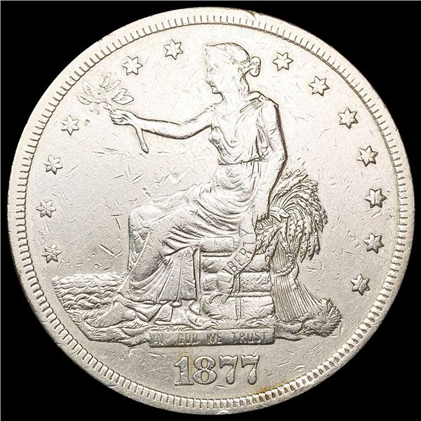 1877-S Silver Trade Dollar NICELY CIRCULATED