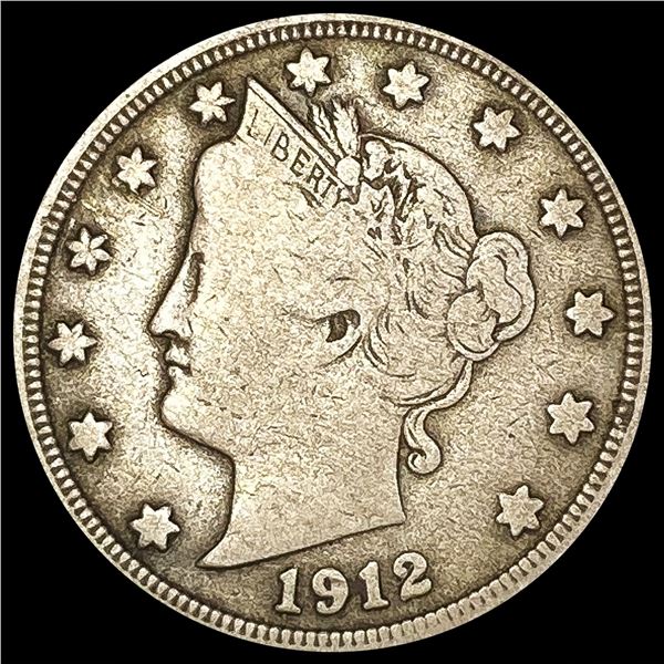 1912-S Liberty Victory Nickel NICELY CIRCULATED