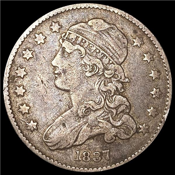 1837 Capped Bust Quarter LIGHTLY CIRCULATED