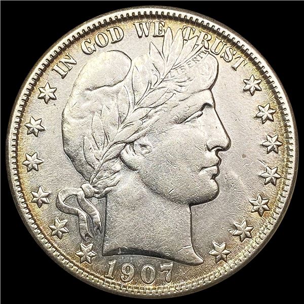 1907-O Barber Half Dollar CLOSELY UNCIRCULATED