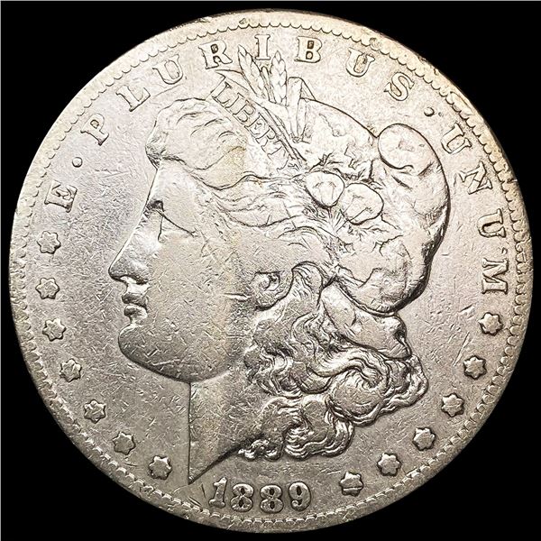 1889-CC Morgan Silver Dollar LIGHTLY CIRCULATED