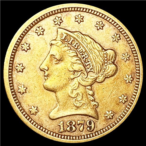 1879-S $2.50 Gold Quarter Eagle LIGHTLY