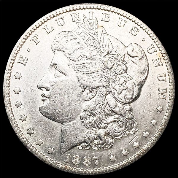 1887-S Morgan Silver Dollar CLOSELY UNCIRCULATED