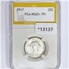 Image 1 : 1917 Standing Liberty Quarter PGA MS65+ FH