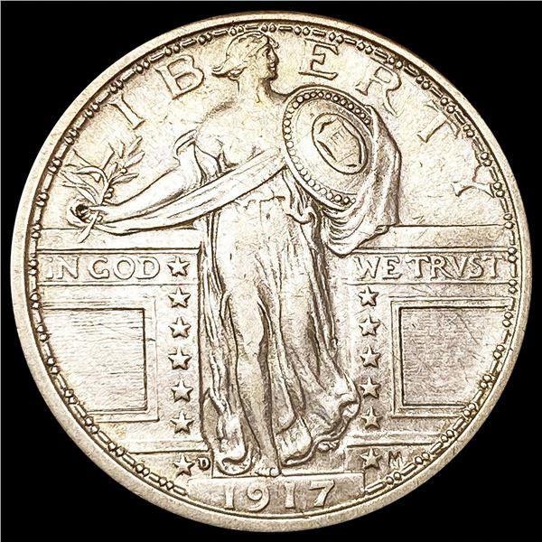 1917-D Standing Liberty Quarter LIGHTLY