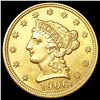 Image 1 : 1906 $2.50 Gold Quarter Eagle CHOICE BU