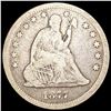 Image 1 : 1877-CC Seated Liberty Quarter NICELY CIRCULATED