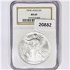 Image 1 : 1993 American Silver Eagle NGC MS69