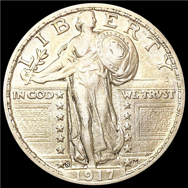 1917-S Standing Liberty Quarter LIGHTLY