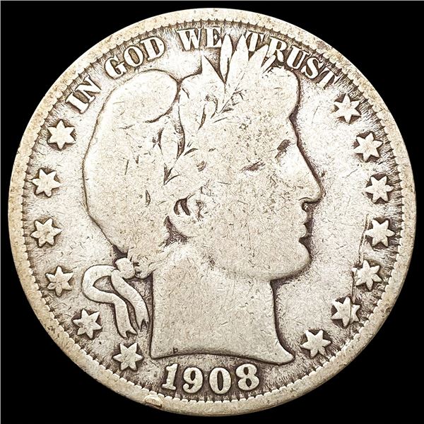 1908-O Barber Half Dollar NICELY CIRCULATED