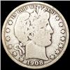 Image 1 : 1908-O Barber Half Dollar NICELY CIRCULATED