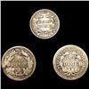 Image 2 : (3) Misc Seated Liberty Coins (1841-O, 1858, 1890