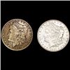 (2) Morgan Silver Dollars (1881-S, 1883-S)