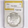 Image 1 : 1903 Morgan Silver Dollar PGA MS64