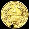 Image 2 : 1850-D Rare Gold Dollar NICELY CIRCULATED