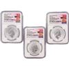 Image 1 : 2023 Set (3) 1oz G.B. S2Â£ NGC GEM UNC Q.