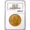 1907 $20 Gold Double Eagle NGC MS62